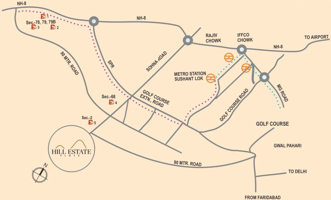 Supertech Hill Estate Plots — Sector 2, Sohna